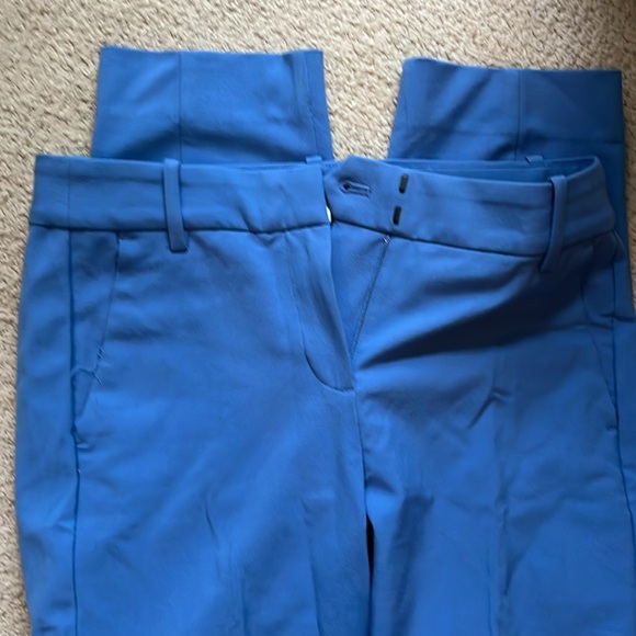 Jcrew Light Blue Straight Leg Dress Pants Size 2 - Picture 3 of 4